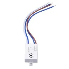 AC180-240V 50/60Hz Auto On/Off Light Voice Sound Sensor Switch Time Delay H
