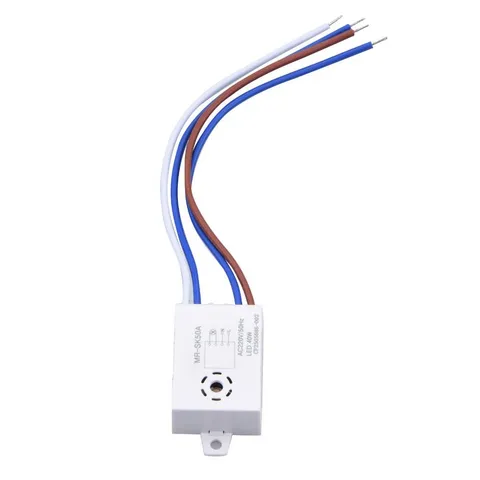 AC180-240V 50/60Hz Auto On/Off Light Voice Sound Sensor Switch Time Delay H