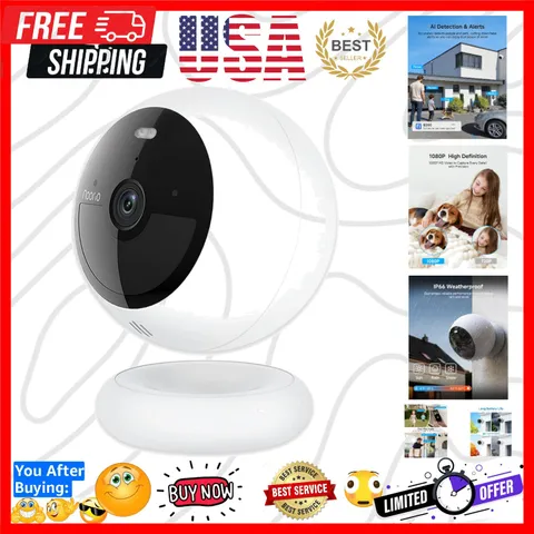 B200 Security Camera Wireless Outdoor Magnetic, 1080p Cameras for Home Securi...