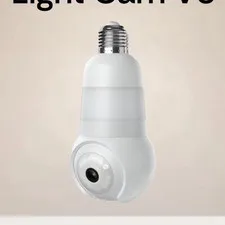 Luna Light Cam V3 2K Wi-Fi Bulb Camera White IP65 Color Night Vision Track
