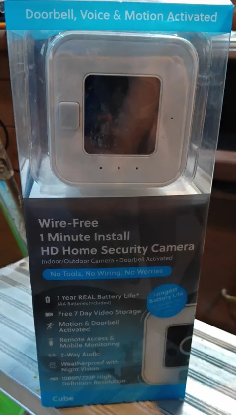 SimplySmart Doorbell HD Home Security Camera By Switchmate Indoor/Outdoor