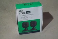Blink Mini 2K+ (newest model) 2 cameras (Black)