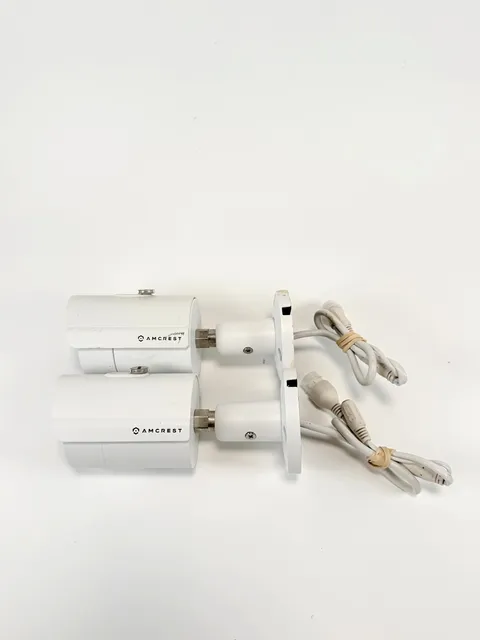 Lot of 2 Amcrest IP PoE Outdoor Security Cameras IP2M-842EW Ships Fast!!!