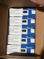 Qty5 Interlogix Simon XTi-5, Pet Immune Sensor, Micro KeyFob, Door/Window Sensor