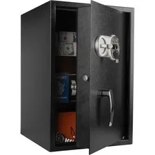 Digital Safe - Home or Office Locked Box with Digital Keypad and 2 Manual Ove...
