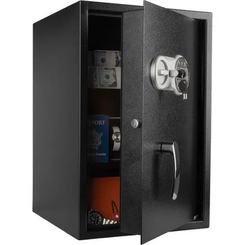 Digital Safe - Home or Office Locked Box with Digital Keypad and 2 Manual Ove...