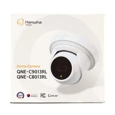 Hanwha Vision QNE-C8013RL 5MP AI Dual Light PoE Outdoor IP Security Camera - NEW