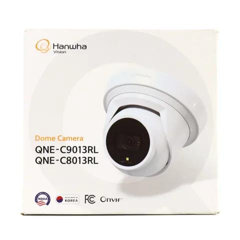 Hanwha Vision QNE-C8013RL 5MP AI Dual Light PoE Outdoor IP Security Camera - NEW