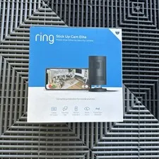 Ring Stick Up Cam Elite Black BRAND NEW FACTORY SEALED!