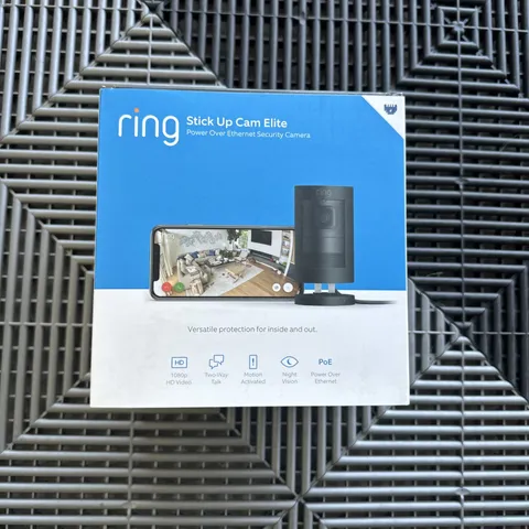 Ring Stick Up Cam Elite Black BRAND NEW FACTORY SEALED!
