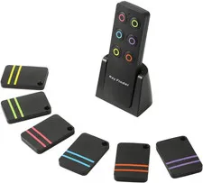 High-Volume Key Finder and Item Locator with RF Technology: 85dB+ Sound, 131ft R