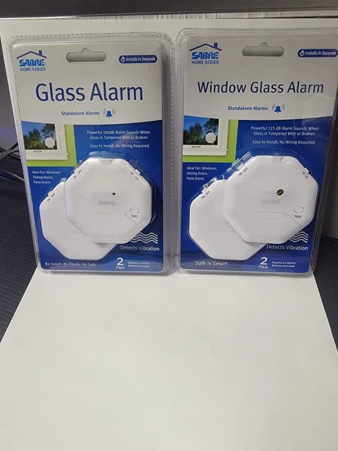 Sabre Home Series Glass Alarm - Standalone Alarm for Windows or Glass Doors