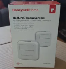 Honeywell Home RedLINK Room Sensors, Wireless, White, 2‑Pack C7189R2002-2