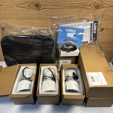Lorex D841A8B-Z 4K DVR & 3x Lorex C581DA-Z Cameras Complete Security System