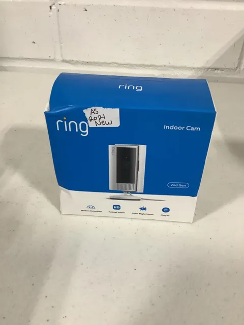 Ring Indoor Cam (2nd Gen) Wired 1080p Security Camera - White