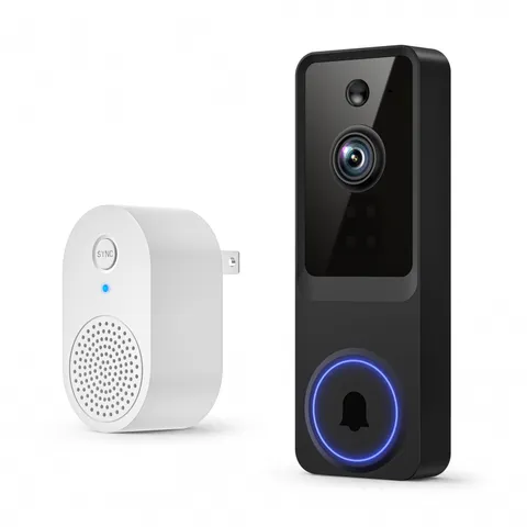 1080p Wireless Video Doorbell Camera, Smart AI Human Detection, Battery Power...