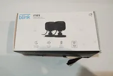 Blink Mini 2 Pack 1080p WiFi Security Camera Motion Detect Night Vision - Black