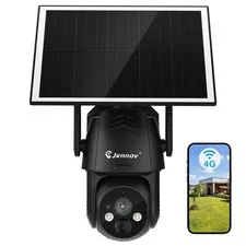 4G LTE Cellular Wireless Solar Security Cameras Outdoor 2K HD Color Night Vision