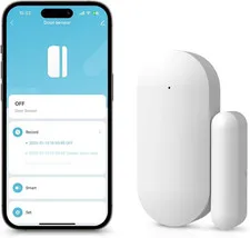 Wireless Door and Window Sensor, Wifi Security System with Smart Life App Contro