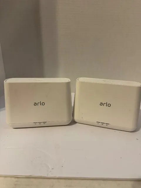 Two Netgear Arlo Pro Base Station VMB4000 Smart Home Hub No Power Cord Tested