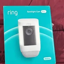 Ring Spotlight Cam Pro Battery - White NEW