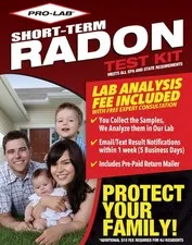 Pro-Lab Radon Gas Short-Term Test Kit 2 Detectors For Real-Estate Transactions.