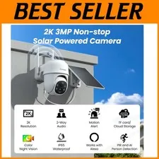Color Night Vision Camera- Wireless, Solar/Battery Powered