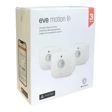 Wireless Motion and Light Sensor 3 Pack IPX3 Eve Motion Matter Google Home New