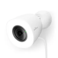 4K Outdoor with Adjustable Ring Light, No Monthly Fees, Plug-in WiFi 6, F1.0 ...