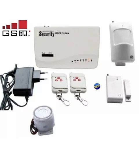 Wireless Anti-Theft Alarm Kit GSM Control Unit Home Office PIR Phone