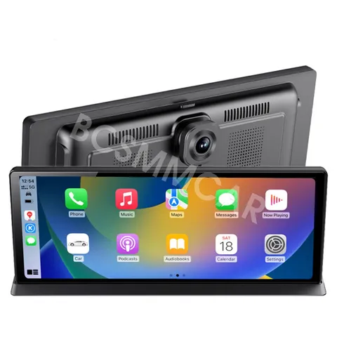 1080P HD Touch Screen Dash Cam Car DVR Dual Lens Loop Recording AUX For Carplay