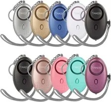 Personal Alarm for Women 10 Packs 140DB Emergency Self-Defense Security Alarm