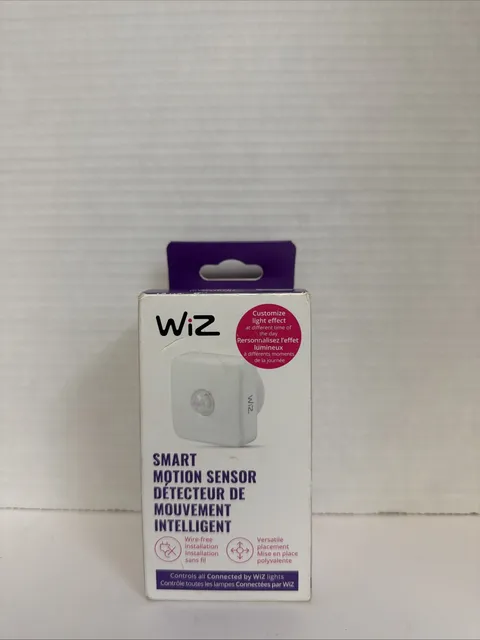 MOTION SENSOR WITH BATTERIES POWERED BY WIZ (1-PACK)
