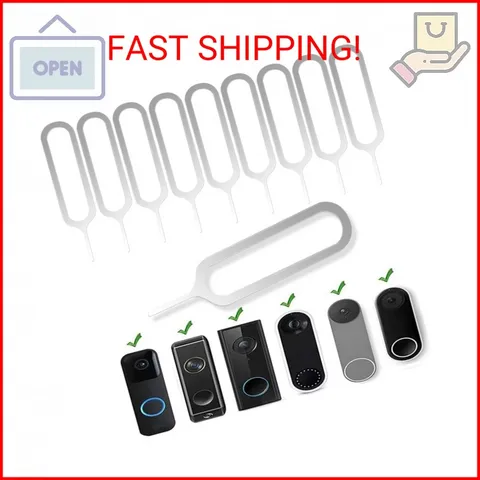 10 Pcs Doorbell Removal Tool, Security Pin Key Removal Tool Replacement, Compati