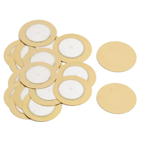 20pcs 27mm Dia Ceramic Piezoelectric Discs Copper Buzzer Gasket Film