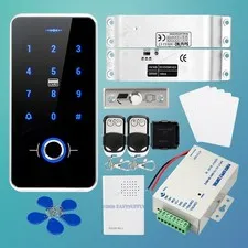 RFID Access Control System Set With Touch Keypad Exit Button & Power Supply WG26