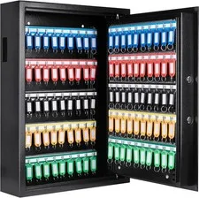 Digital Electronic Keypad Wall Mount Key Safe Cabinet with Adjustable Shelves