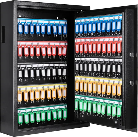 Digital Electronic Keypad Wall Mount Key Safe Cabinet with Adjustable Shelves