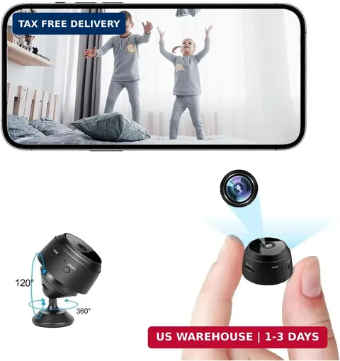 ZMDCAM Mini Camera for Home Use, Mini Security Wireless WiFi Camera, HD 1080P In