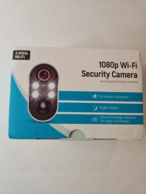 Security Camera Wi-Fi 1080p 2.4 GHz