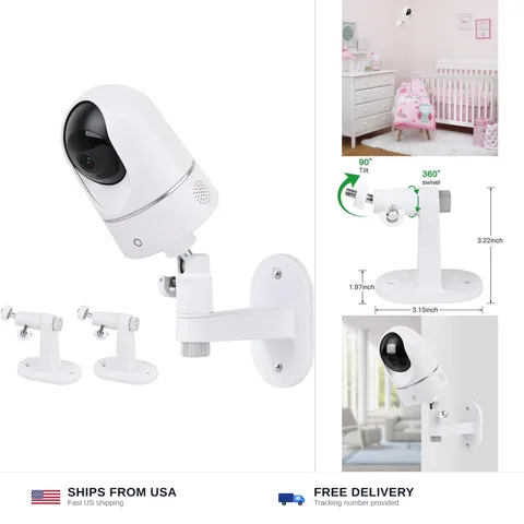2Pack Adjustable Wall Mount for Eufy Security Indoor Cam P24 and E220, No-Dri...