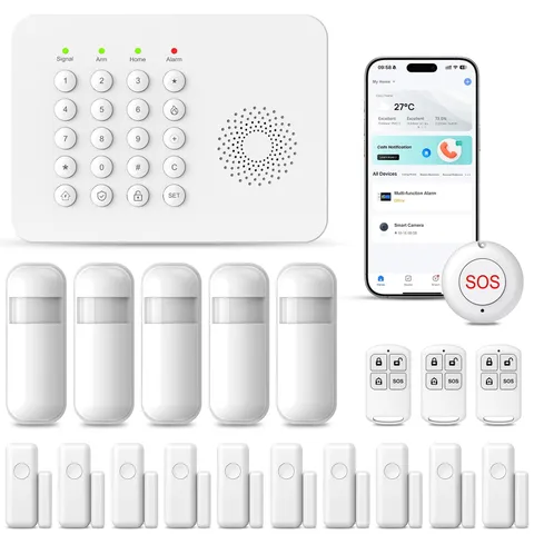 20 PCS Alarm System for Home Security,Wireless Home Security Systems with DIY...