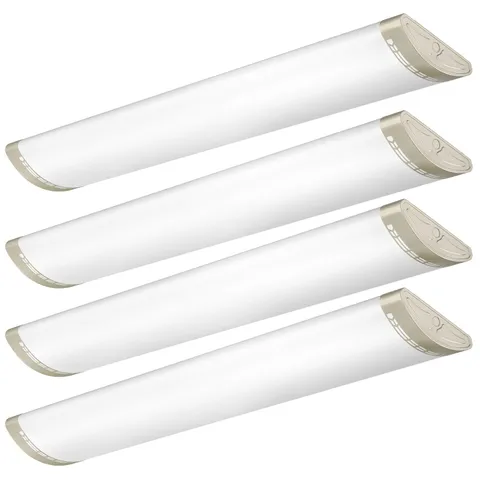 TychoLite 4FT LED Kitchen Puff Ceiling Lights Dimmable, 40W, 4ft-6", White