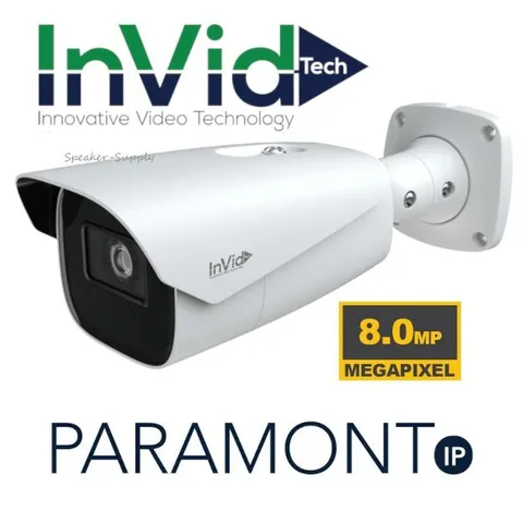 InVid 8 MP Motorized Auto-Focus Bullet Style Camera 2.8-12mm PAR-P8BIRA2812NH-AI