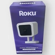 Roku Outdoor Wired Camera SE 12.5FT Power Adapter - Security Camera CW2005 NEW