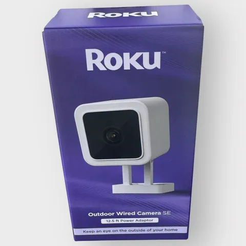 Roku Outdoor Wired Camera SE 12.5FT Power Adapter - Security Camera CW2005 NEW