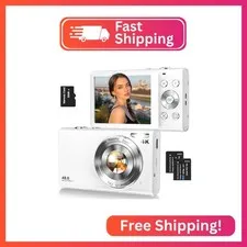Digital Camera,Autofocus 4K 48MP Vlogging Camera for Photography,32GB Card
