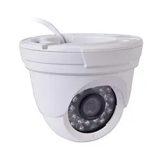 Atomic Beam Cop Cam Dome Security Camera 1/3" Sensor IR Night Vision White