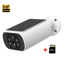 Solar WiFi Security Camera 2.5K AI Detection Color Night Vision