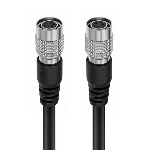 Hirose 6 Pin Female To Female Cable For Industrial Basler CCD Camera 60cm